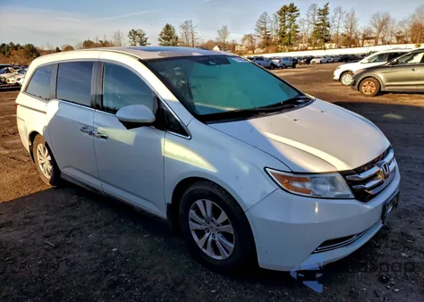 2014 Honda Odyssey Exl from USA, damaged, VIN 5FNRL5H66EB092230